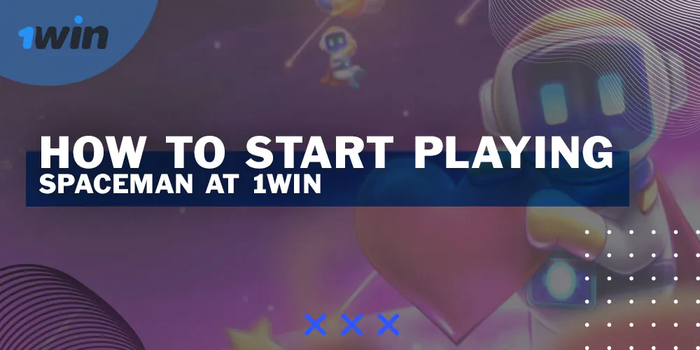 A step-by-step guide on how players from India can start playing "Spaceman" on the 1Win platform.